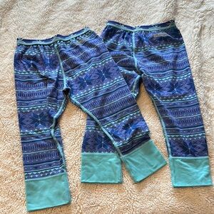 Like new - girls 2T Terramar baselayer pants (2 pairs)